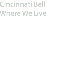 Cincinnati Bell
Where We Live
